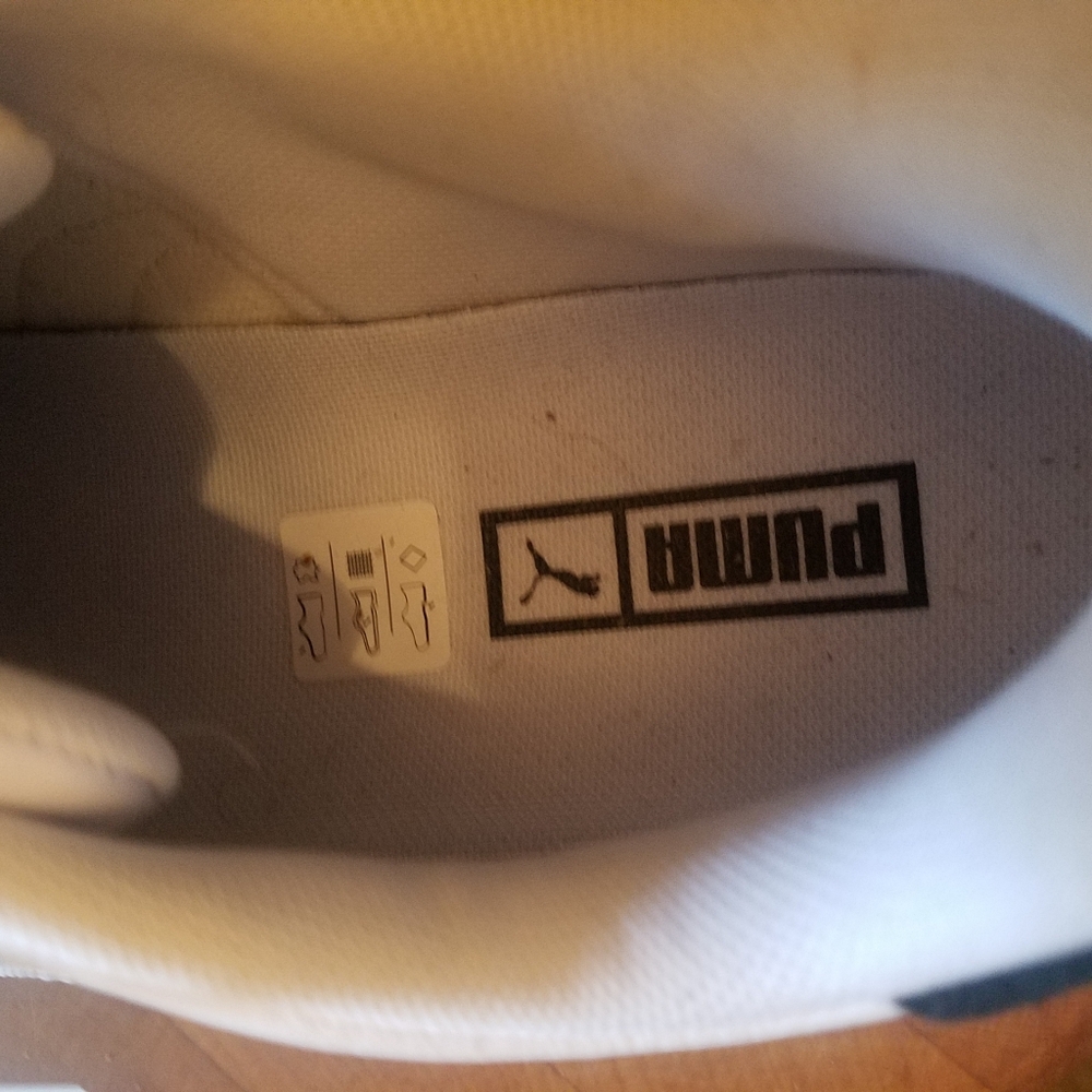 Puma White Black GV Special Athletic Shoes Sneakers Men's Size 12 - Picture 6 of 8